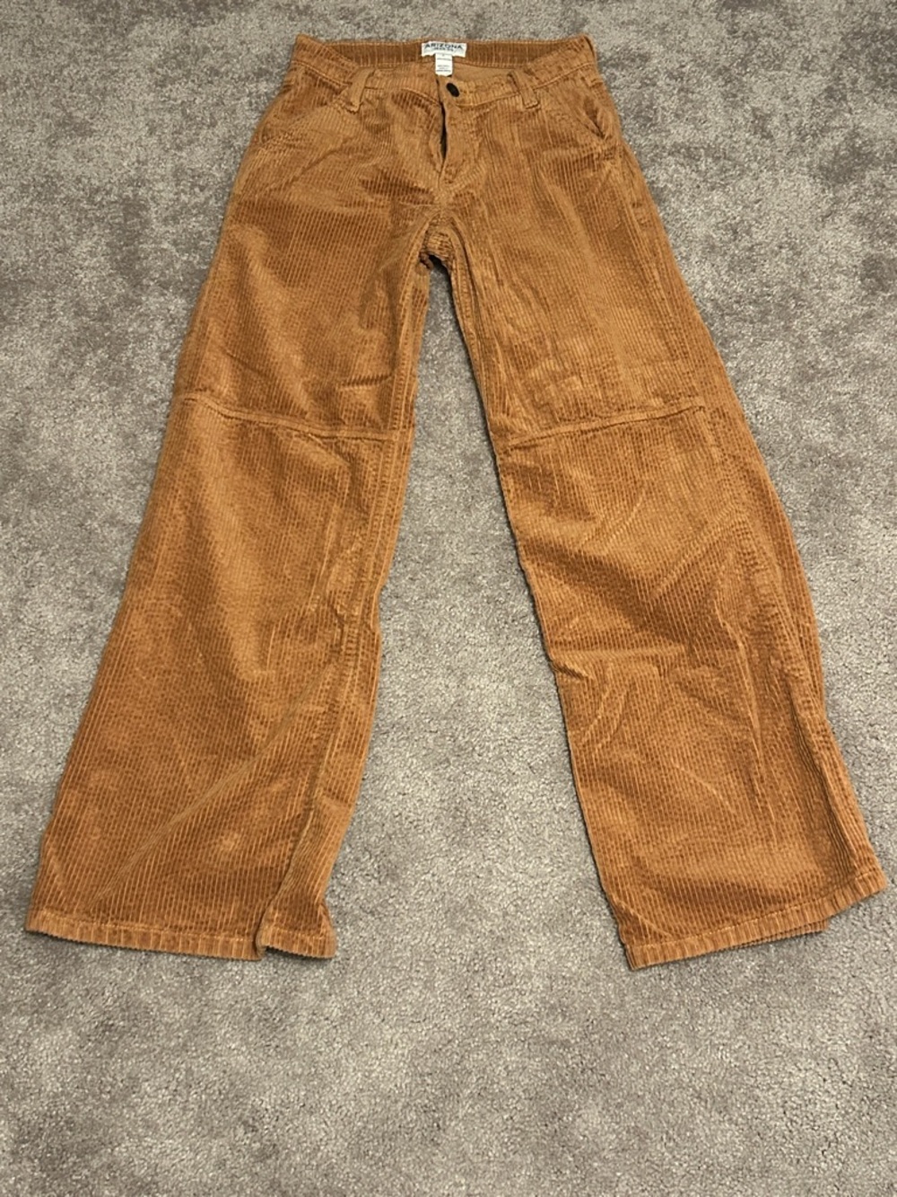 🌸Arizona Jean Company Women's Wide-Leg Corduroy Pants in Caramel Brown - Picture 2 of 4